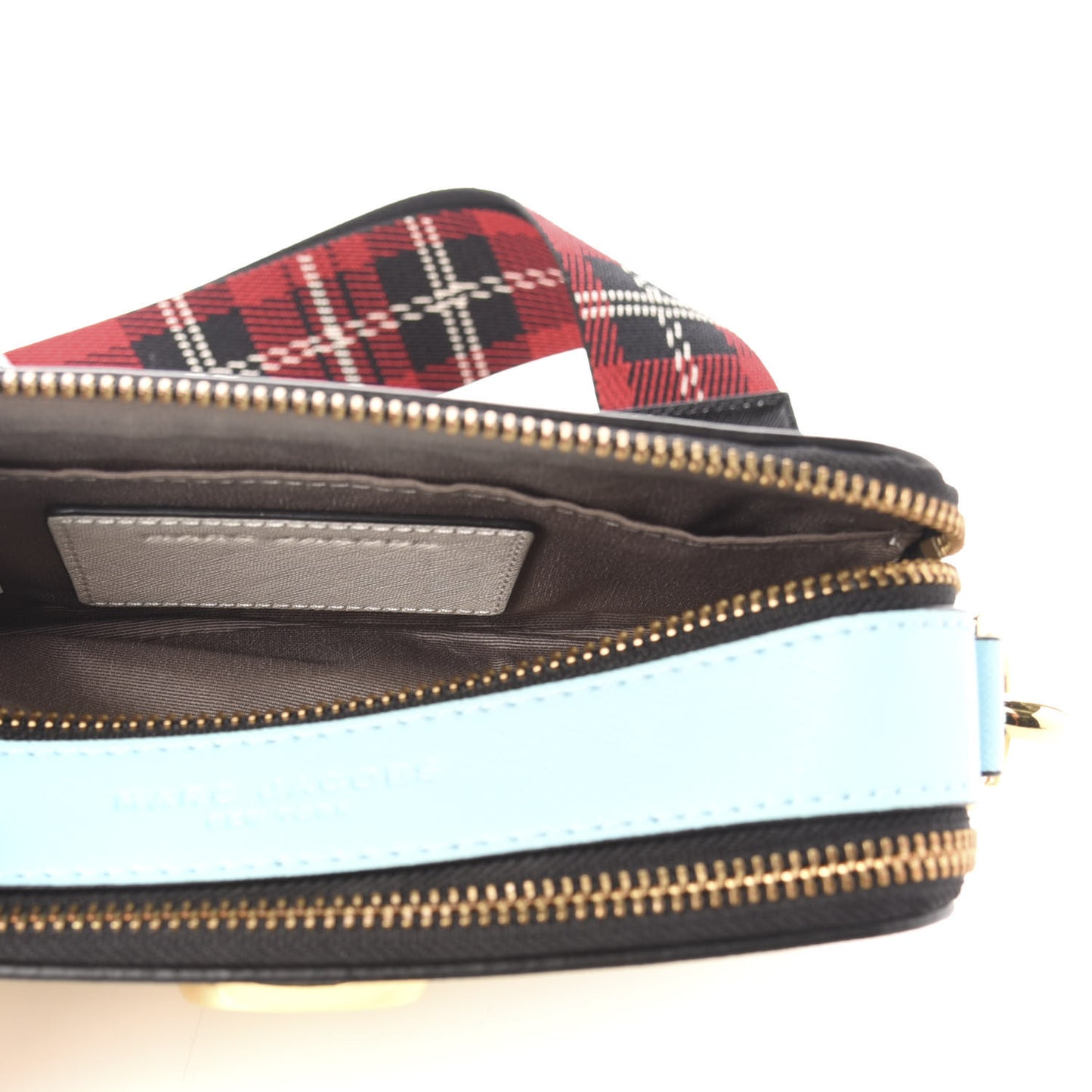 Saffiano Small Snapshot Camera Bag Porcelain Multi
