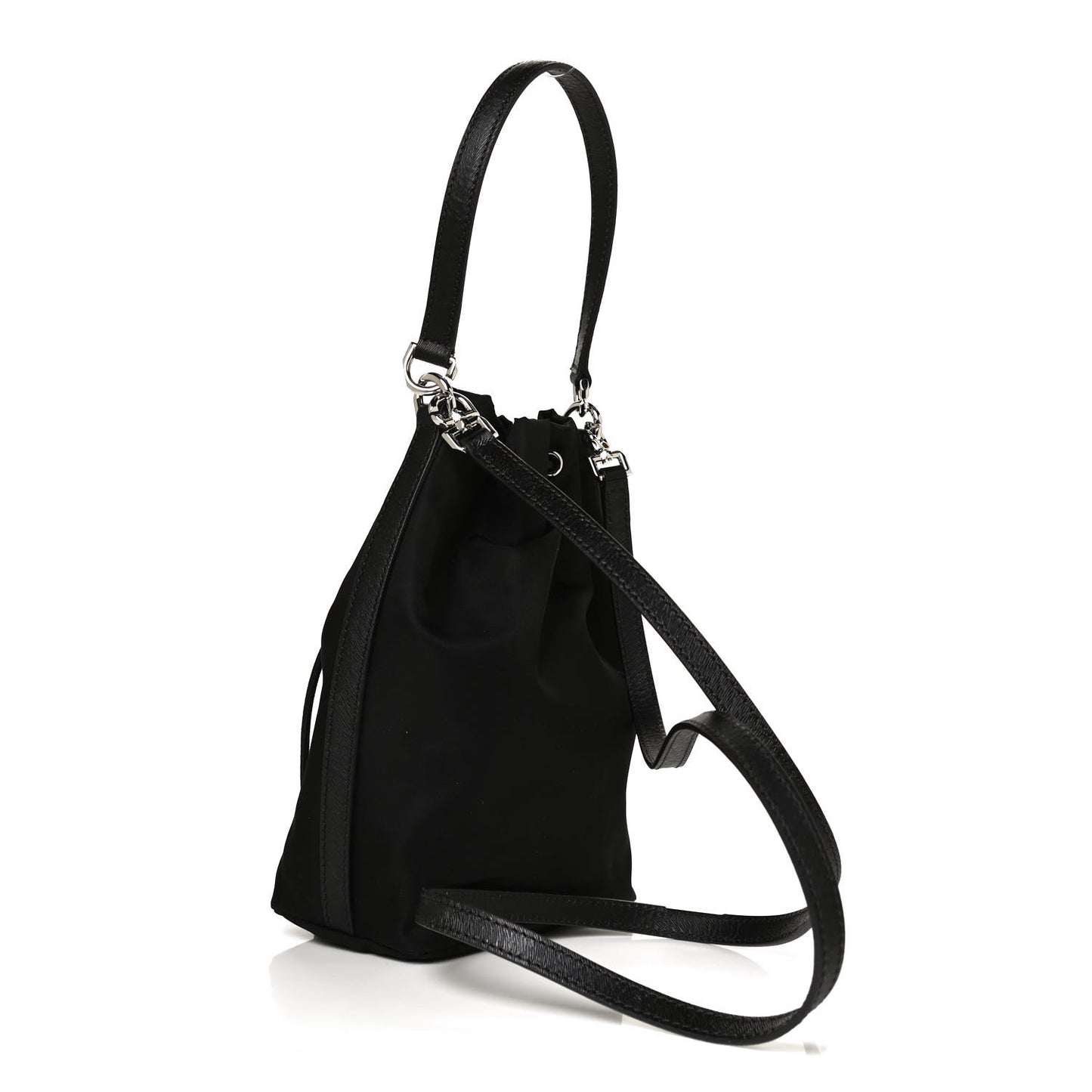 Nylon Light 4G Bucket Bag Black