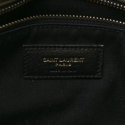 Saint Laurent Lambskin Matelasse Monogram Medium Niki Chain Satchel Seaweed 6 of 9
