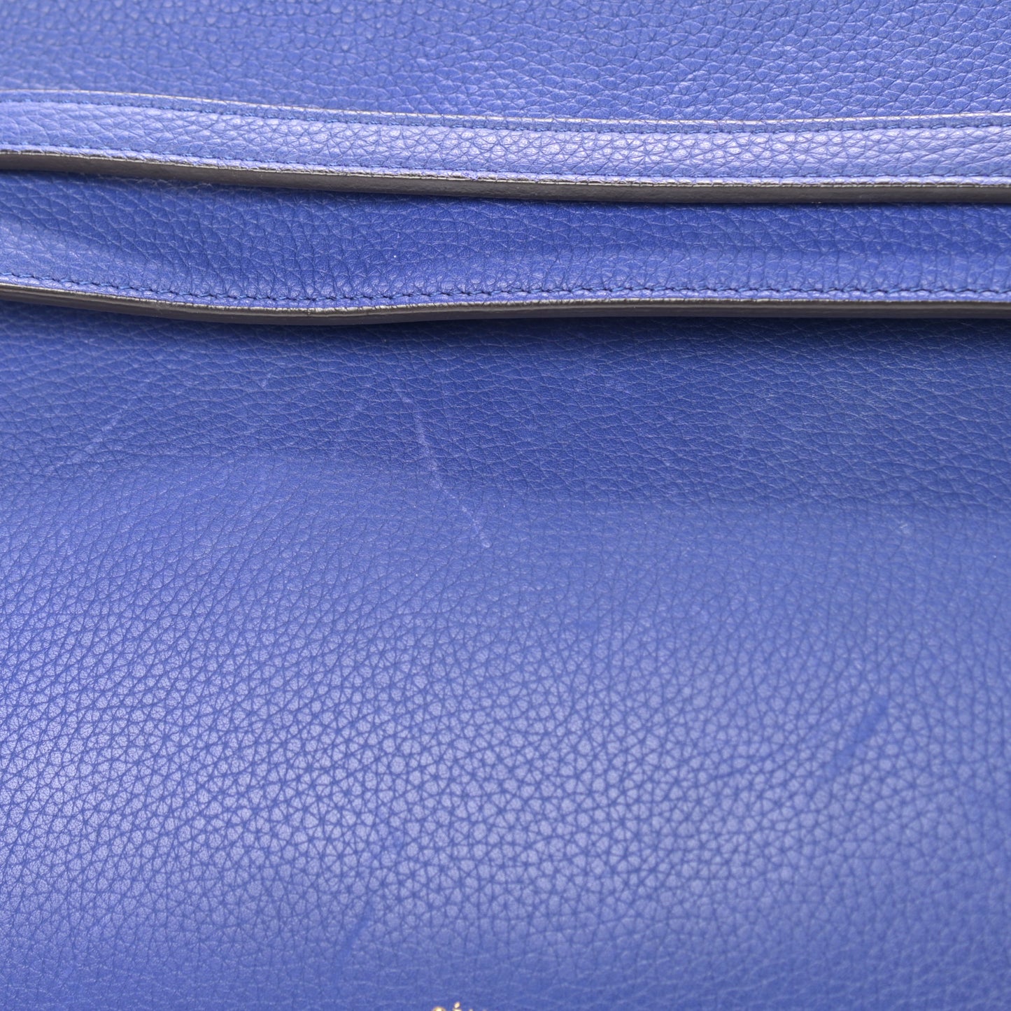 Grained Calfskin Mini Belt Bag Indigo