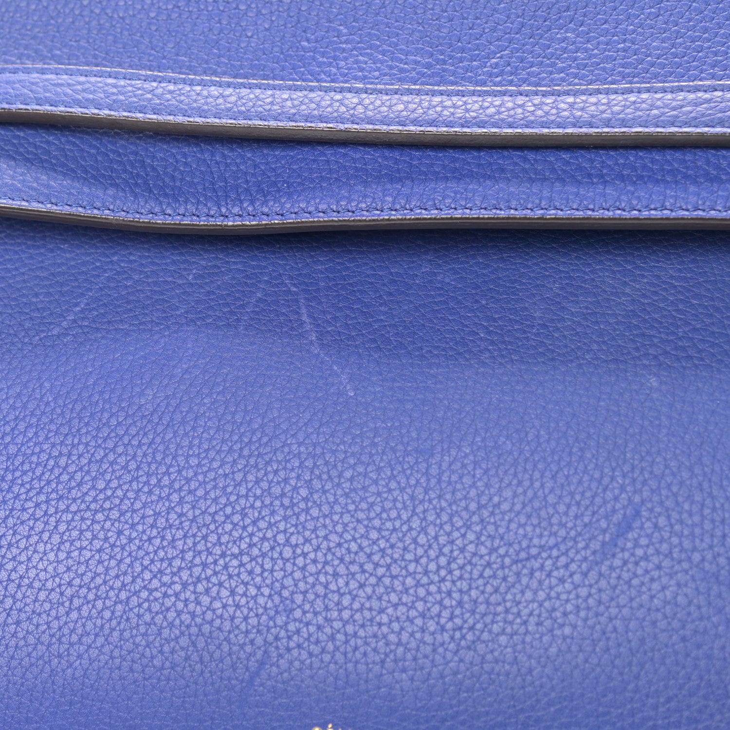 Celine Grained Calfskin Mini Belt Bag Indigo 10 of 16