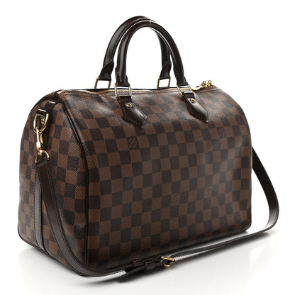 Louis Vuitton Damier Ebene Speedy Bandouliere 30 3 of 10