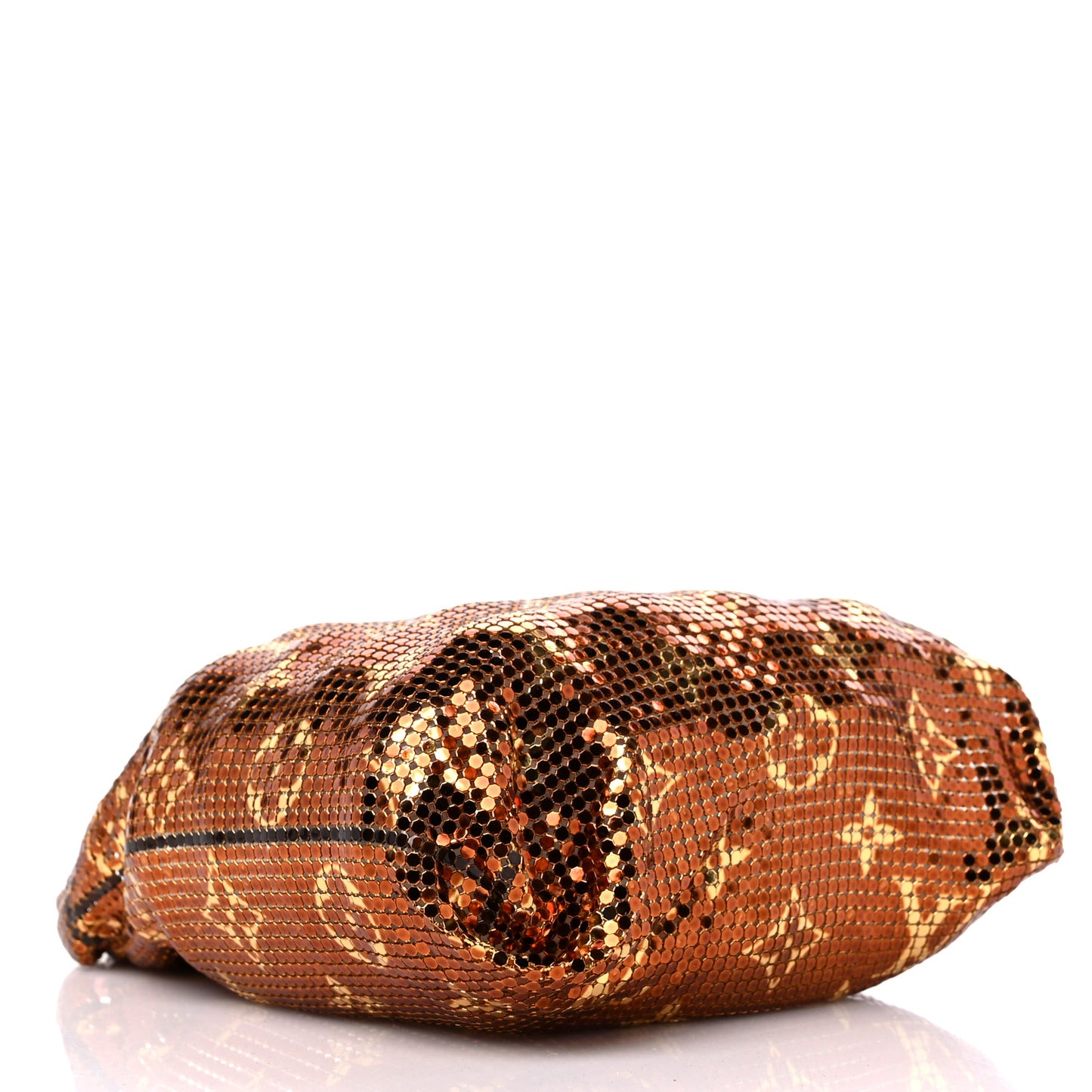 Monogram Mesh Metal Frances Gold