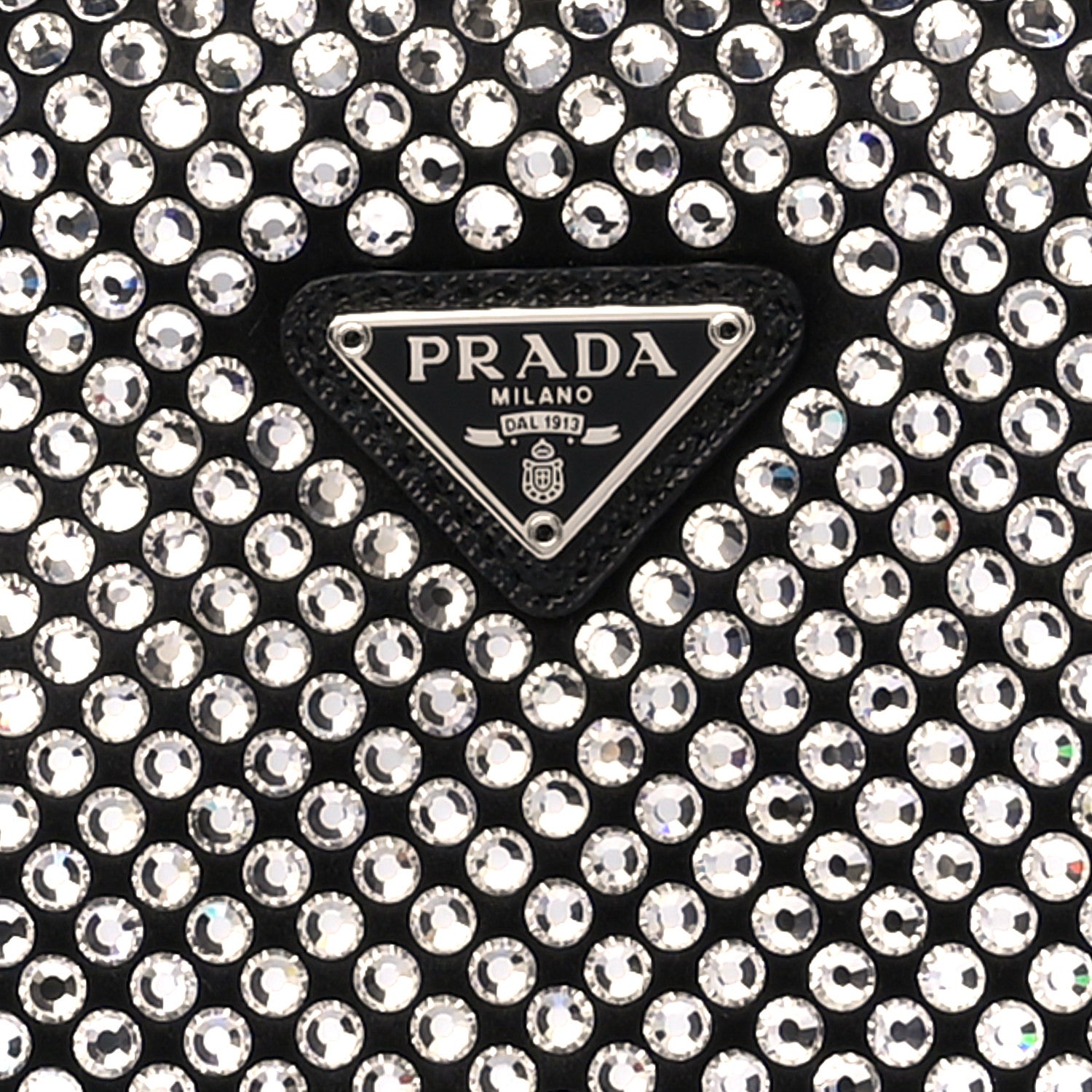 Prada Satin Crystal Mini Re-Edition 2000 Bag Cristal 9 of 12