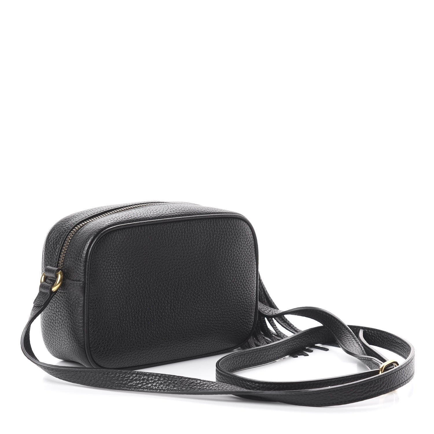 Gucci Pebbled Calfskin Mini Soho Disco Bag Black 2 of 8