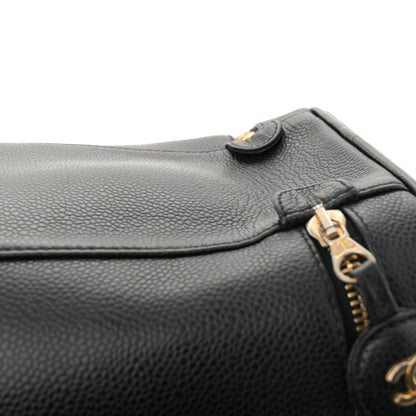 Chanel Caviar Vanity Cosmetic Case Black 8 of 9