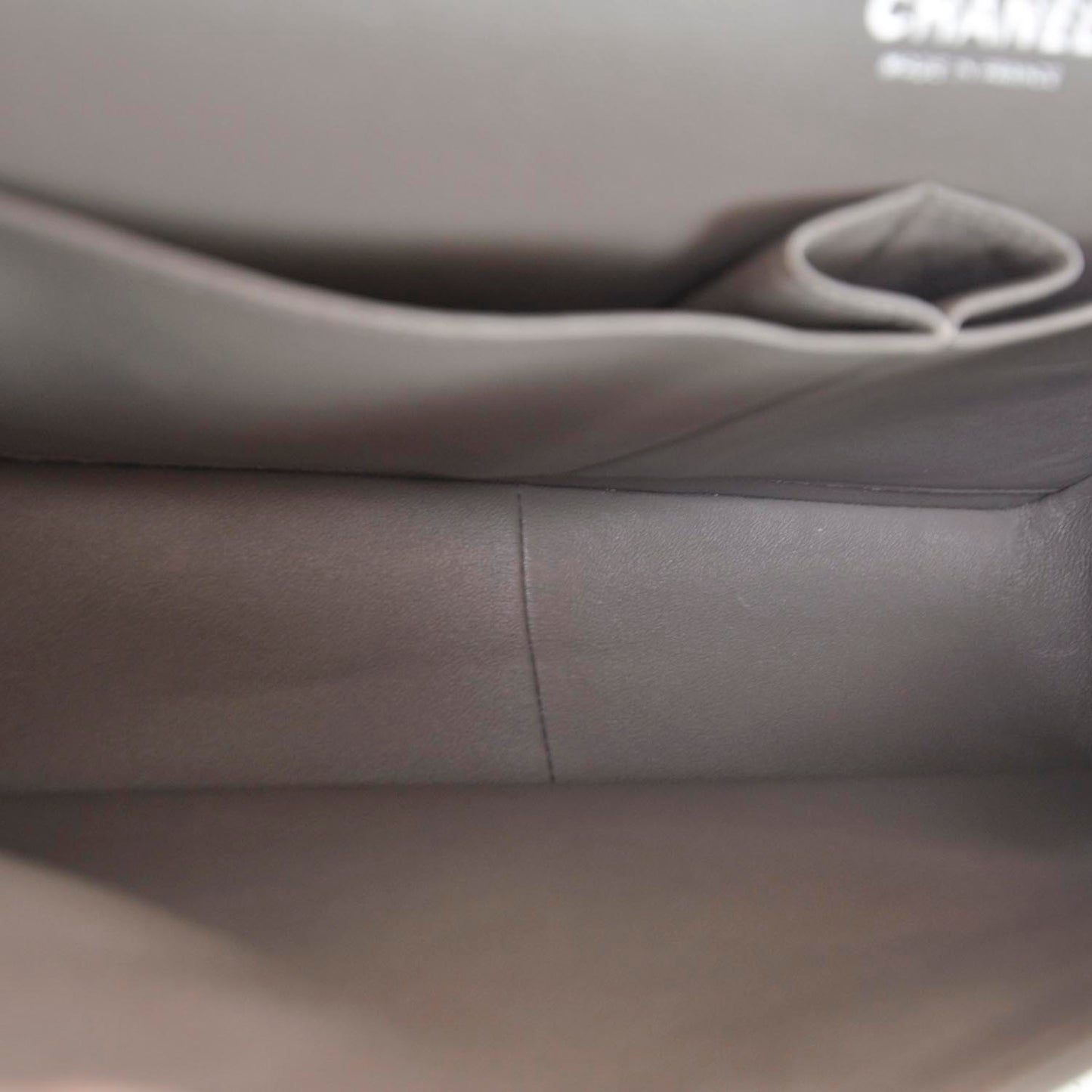 Patent Jumbo Double Flap Taupe