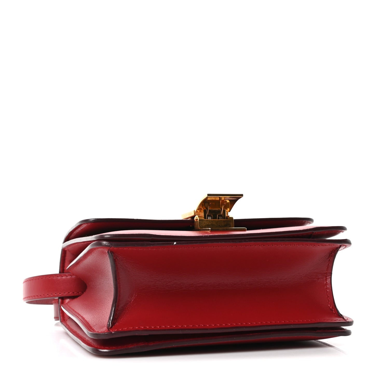 Box Calfskin Small Classic Box Flap Bag Red