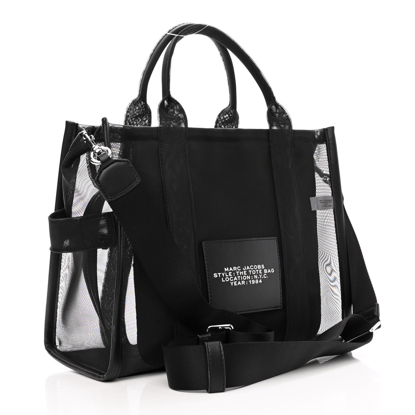 Nylon The Mesh Medium Tote Bag Blackout