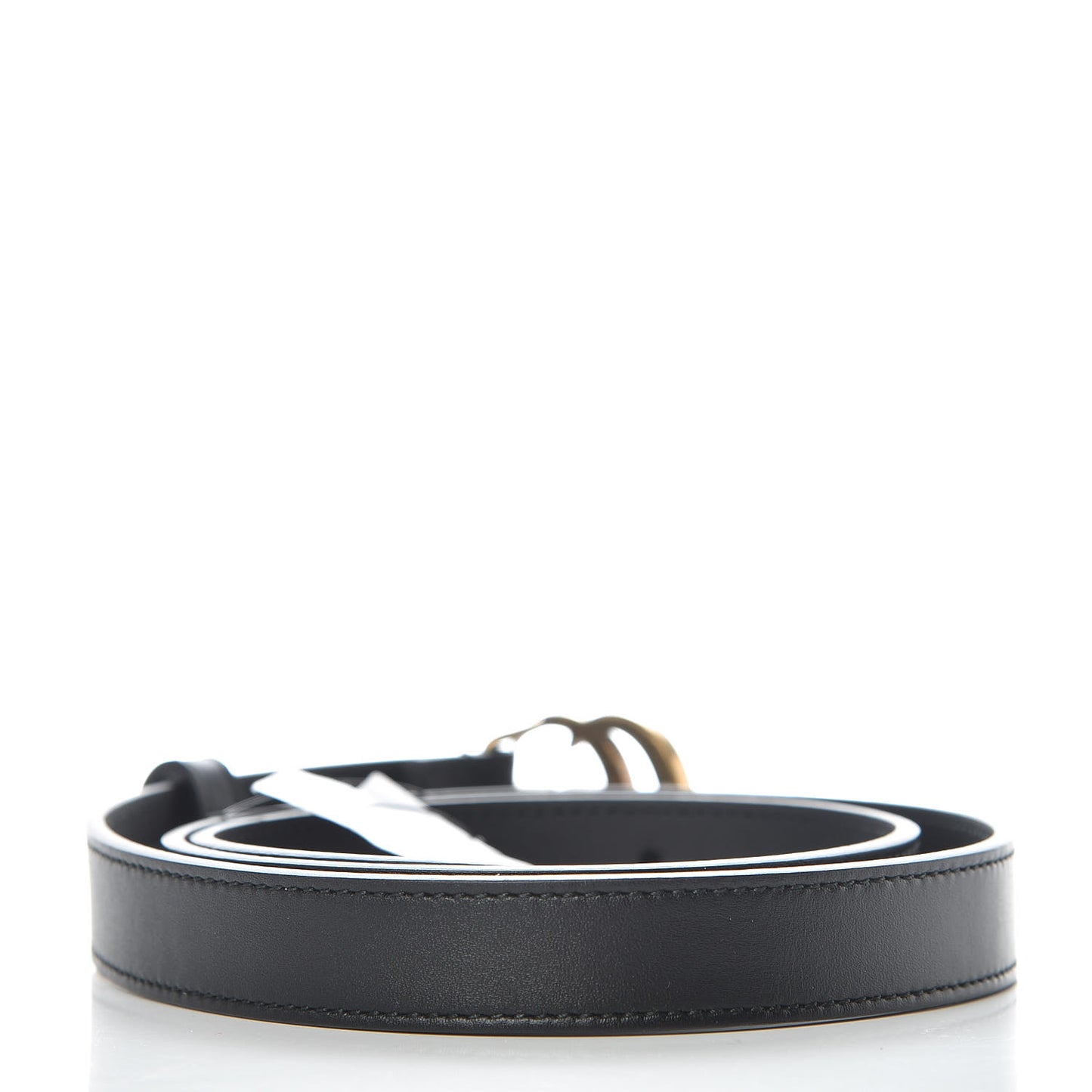 Calfskin Double G 20mm Belt 80 32 Black