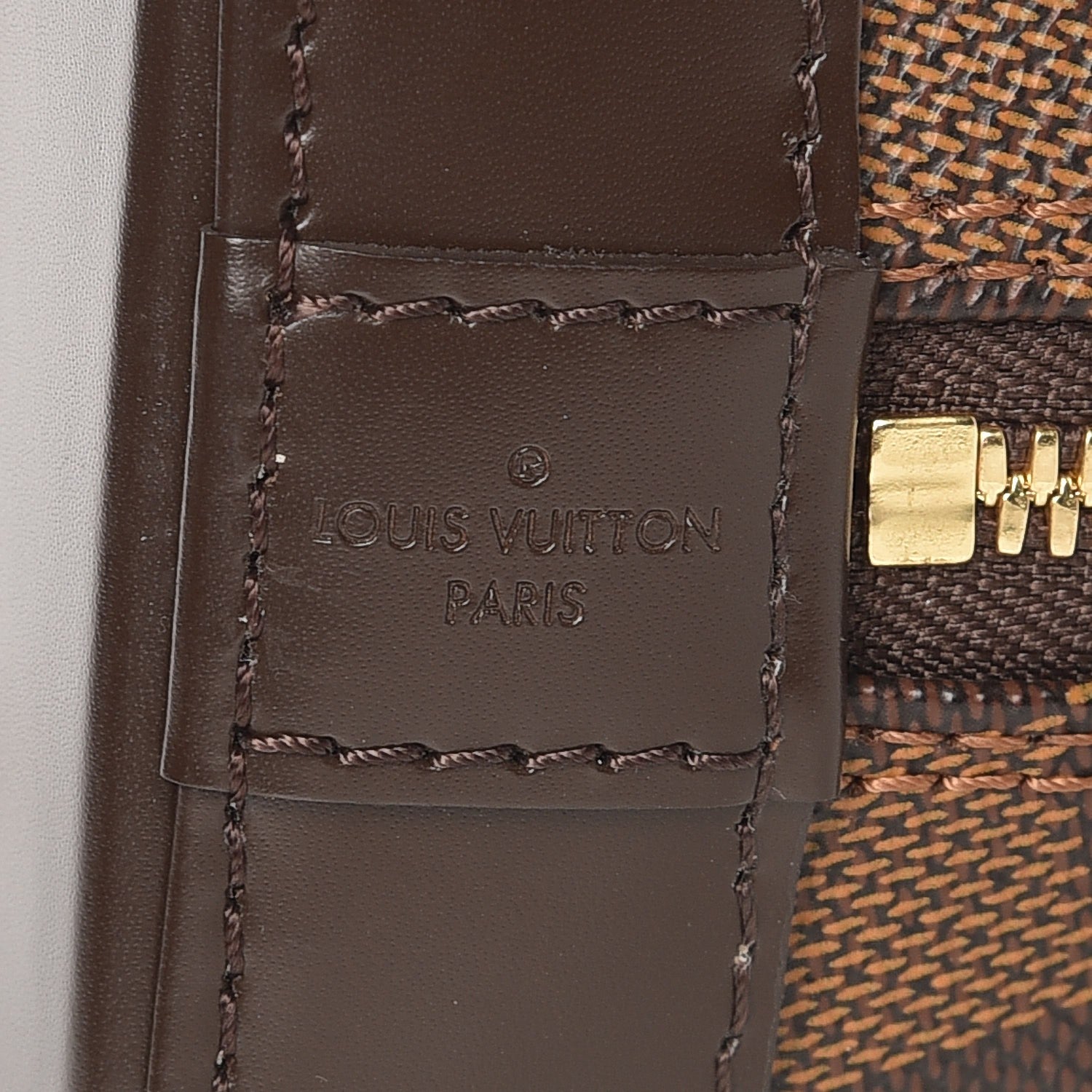 Louis Vuitton Damier Ebene Alma BB 7 of 9