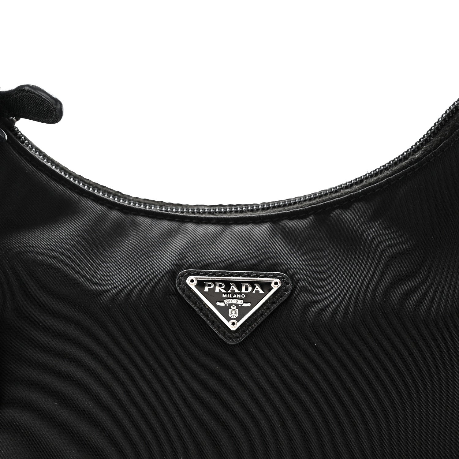Prada Tessuto Nylon Mini Re-Edition 2000 Bag Black 7 of 9