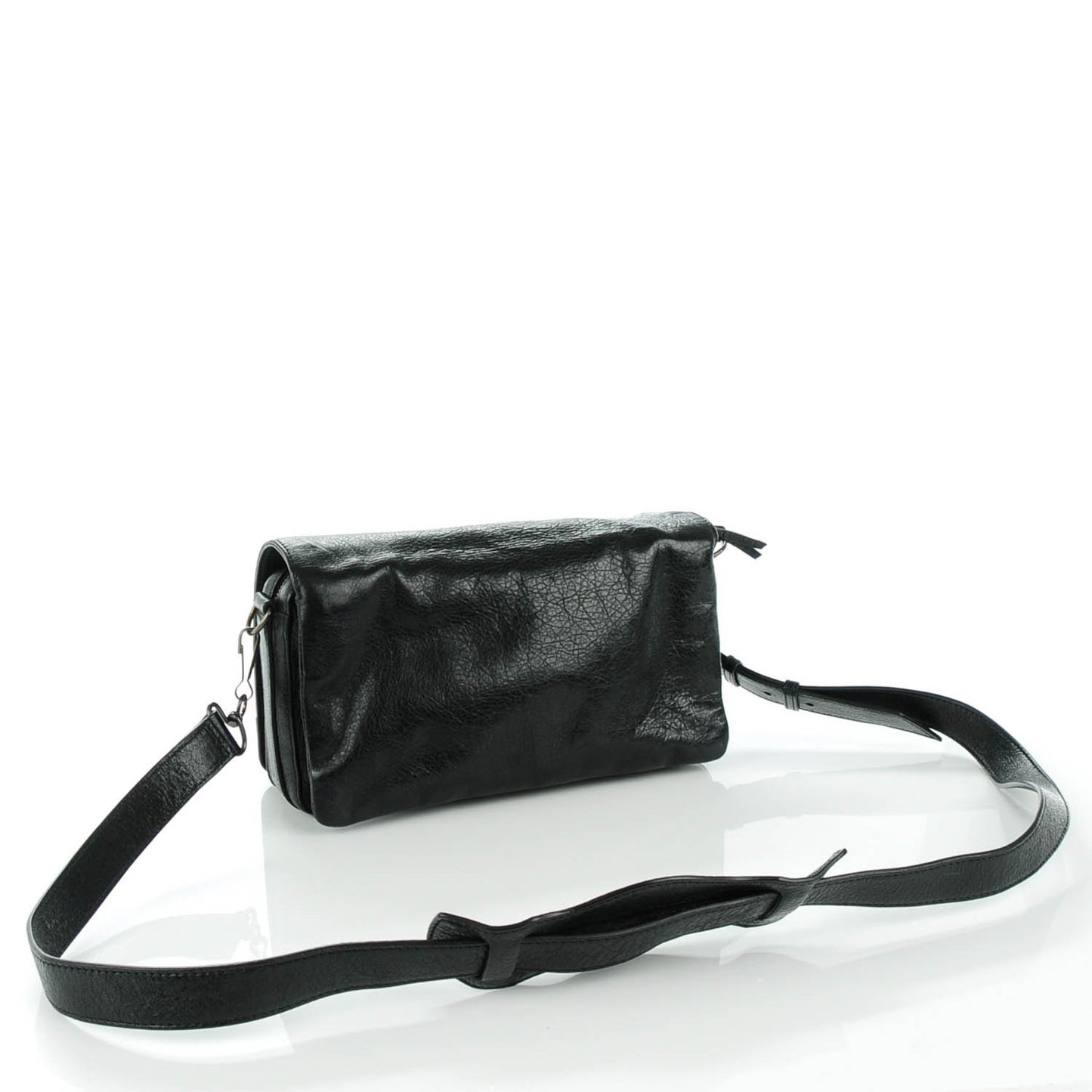 Agneau Classic Hardware Tool Kit Crossbody Black