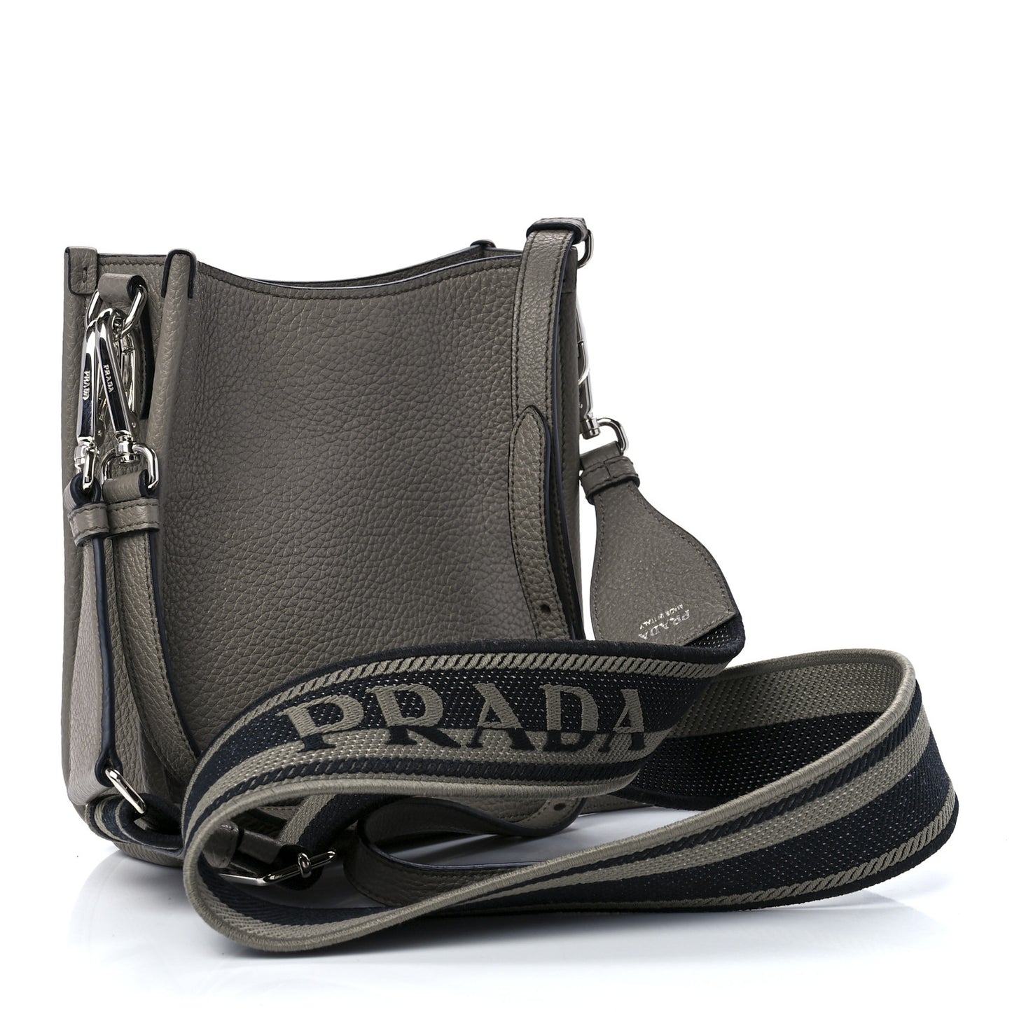 Vitello Daino Soft Mini Hobo Messenger Bag Argilla