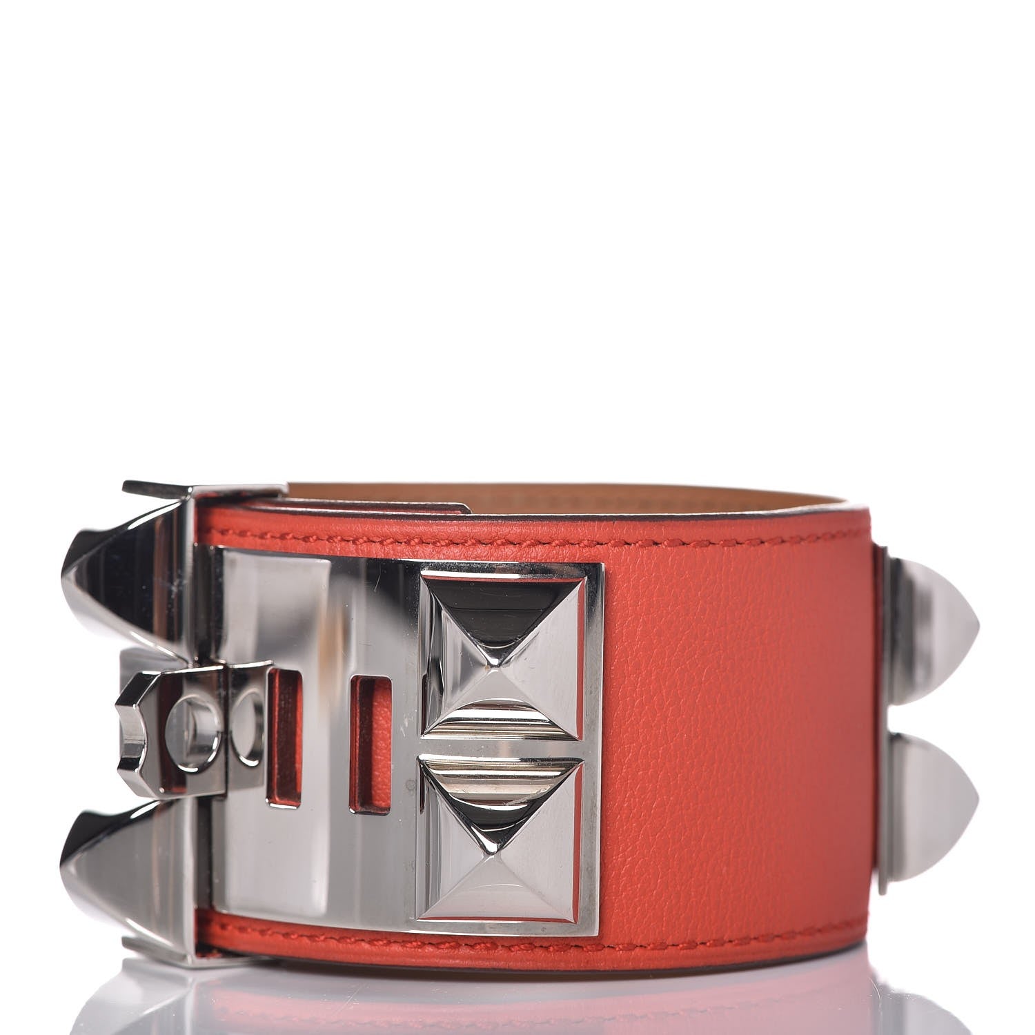 Hermes Swift Collier De Chien CDC Bracelet L Capucine 3 of 7