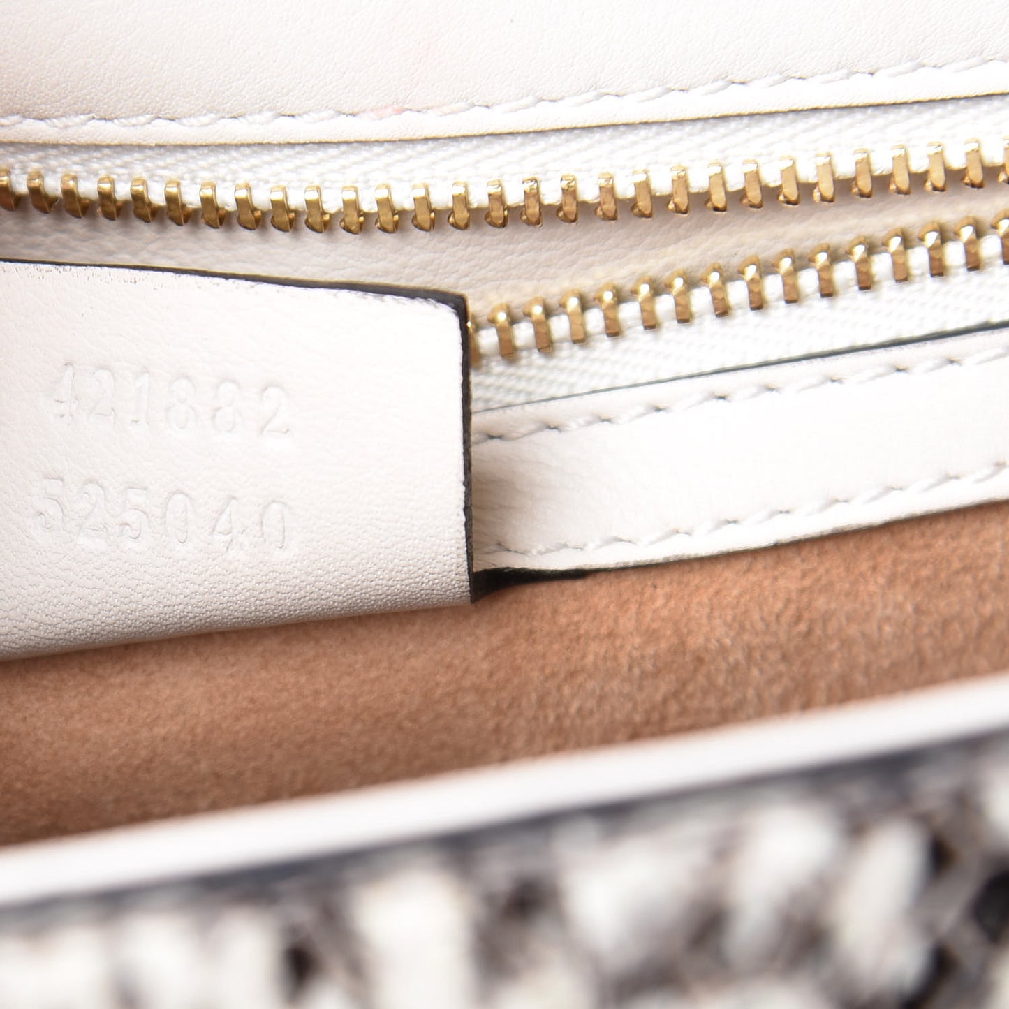 Snakeskin Small Sylvie Shoulder Bag Roccia