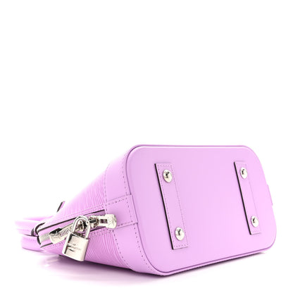 Louis Vuitton Epi Jacquard Alma BB Lilac 4 of 9