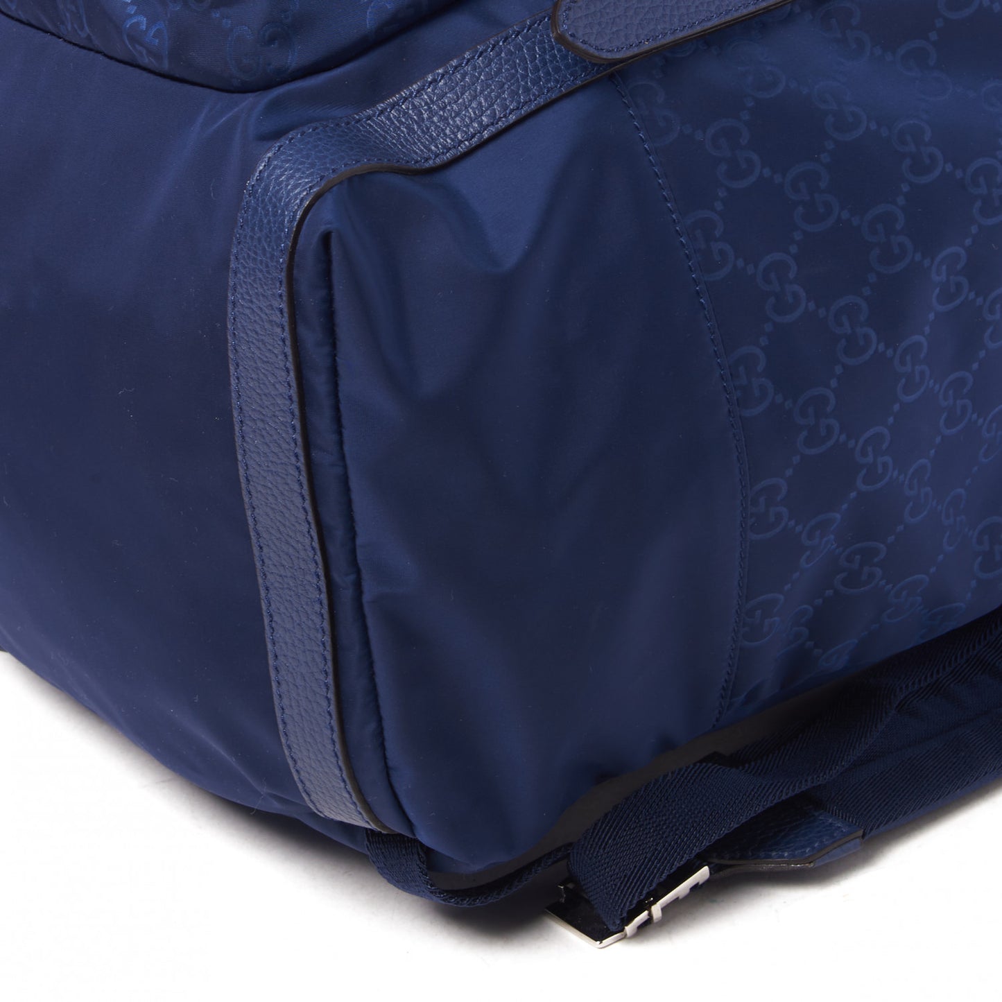 Nylon Monogram Medium Light Double Buckle Backpack Tide