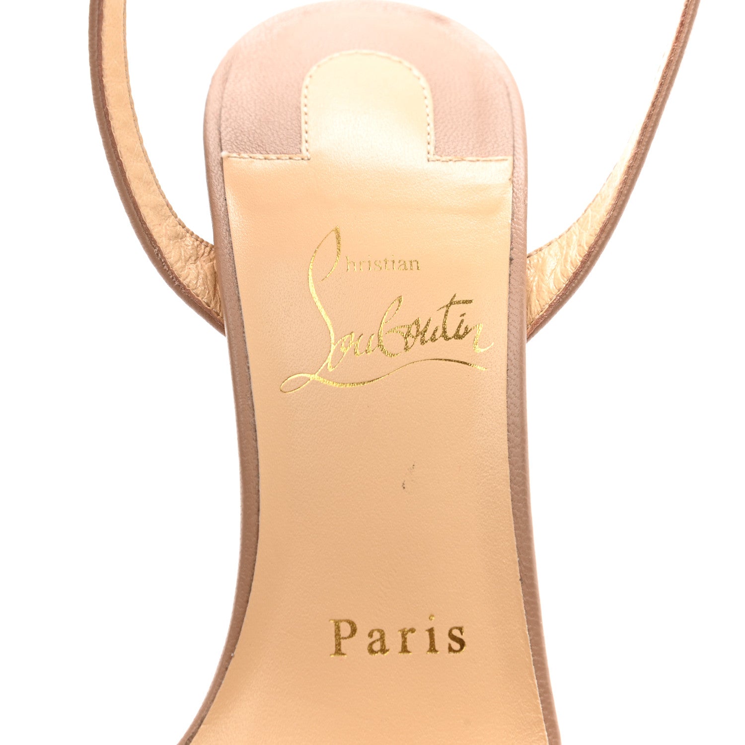 Christian Louboutin Nappa Loubi Queen 120 Pumps 36.5 Nude 7 of 11
