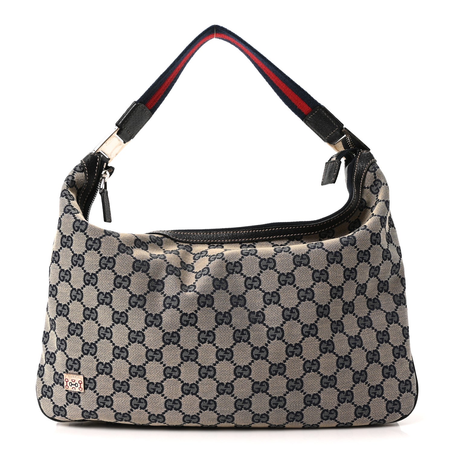Gucci Monogram Medium Pop Hobo Navy 1 of 10