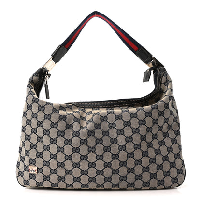 Gucci Monogram Medium Pop Hobo Navy 1 of 10