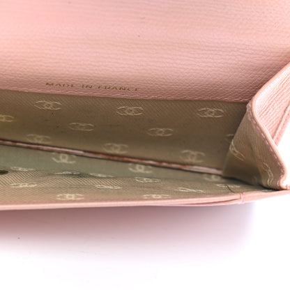 Chanel Grained Calfskin CC Button Key Holder Case Pink 4 of 8