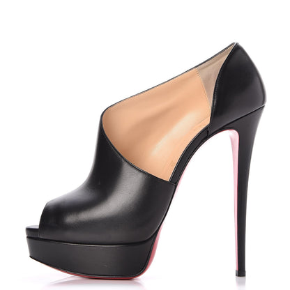 Christian Louboutin Calfskin Verita 150 Booties 42 Black 1 of 8
