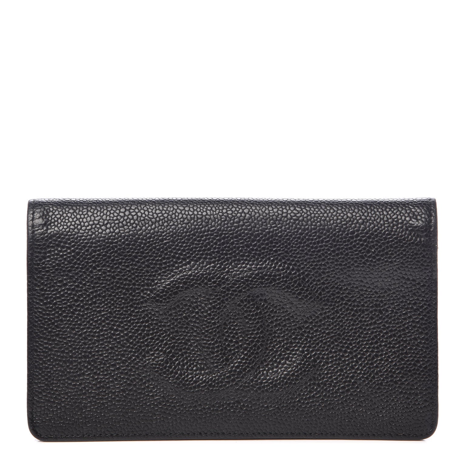 Chanel Caviar Timeless CC Yen Wallet Black 1 of 9