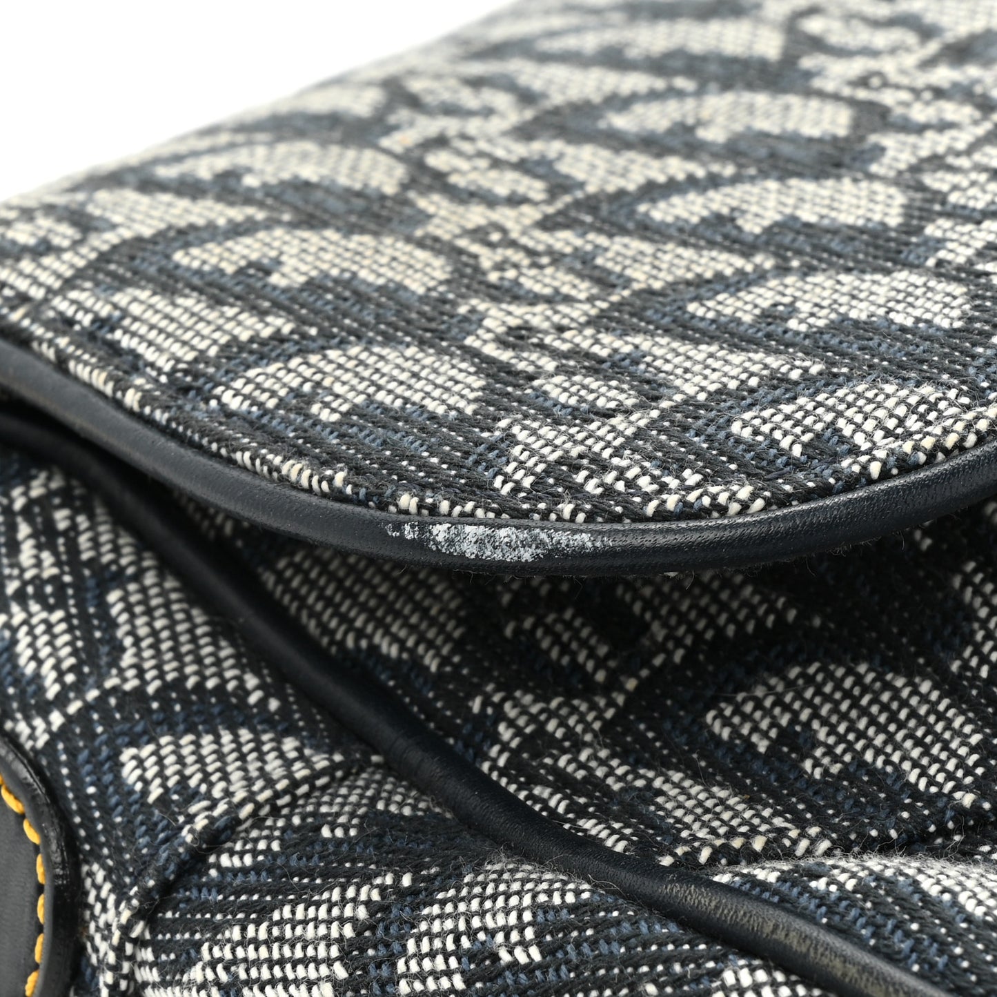 Monogram Saddle Bag Blue