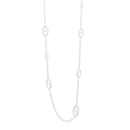 Hermes Sterling Silver Farandole Necklace 80 1 of 5