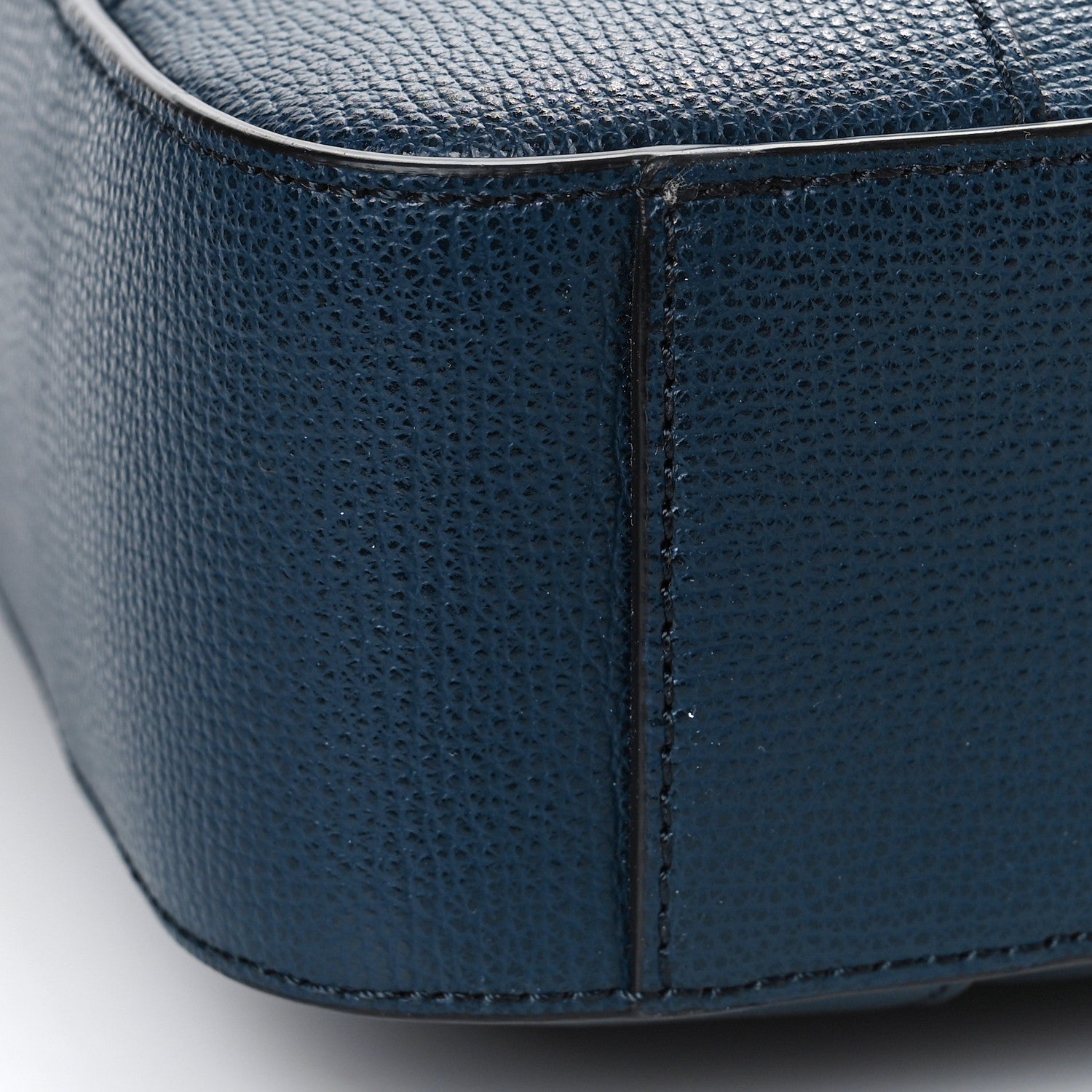 Mulberry Small Classic Grain Calfskin Belgrave Single Document Holder Deep Sea 7 of 8