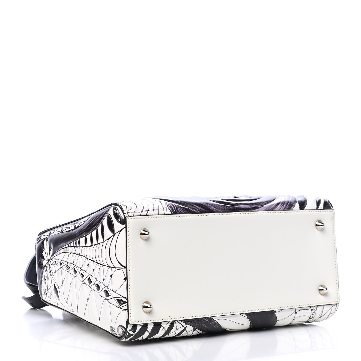 Calfskin Quilted Jack Pierson Art Lady Dior White Black Multicolor