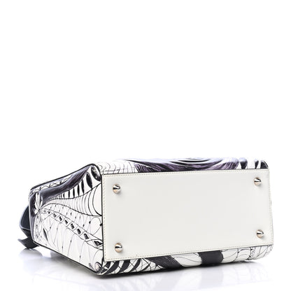 Christian Dior Calfskin Quilted Jack Pierson Art Lady Dior White Black Multicolor 3 of 4