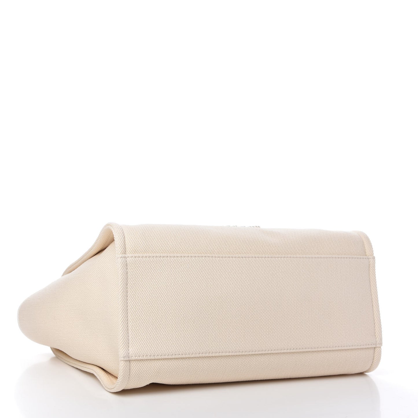 Canvas Pearl Medium Deauville Tote Ecru Beige