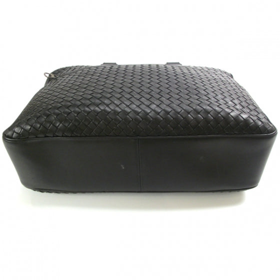 Nappa Intrecciato Briefcase Nero