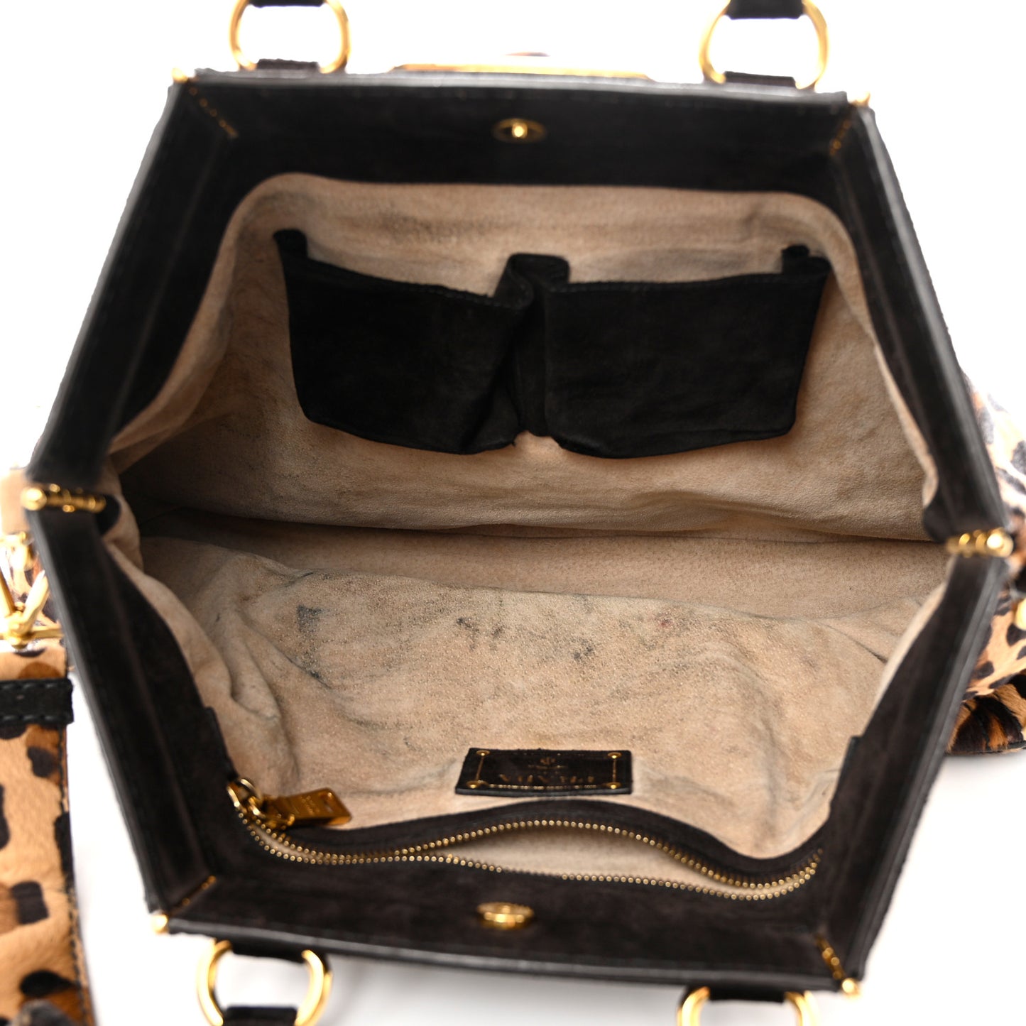 Cavallino Leopard Print Tote Sabbia Moro