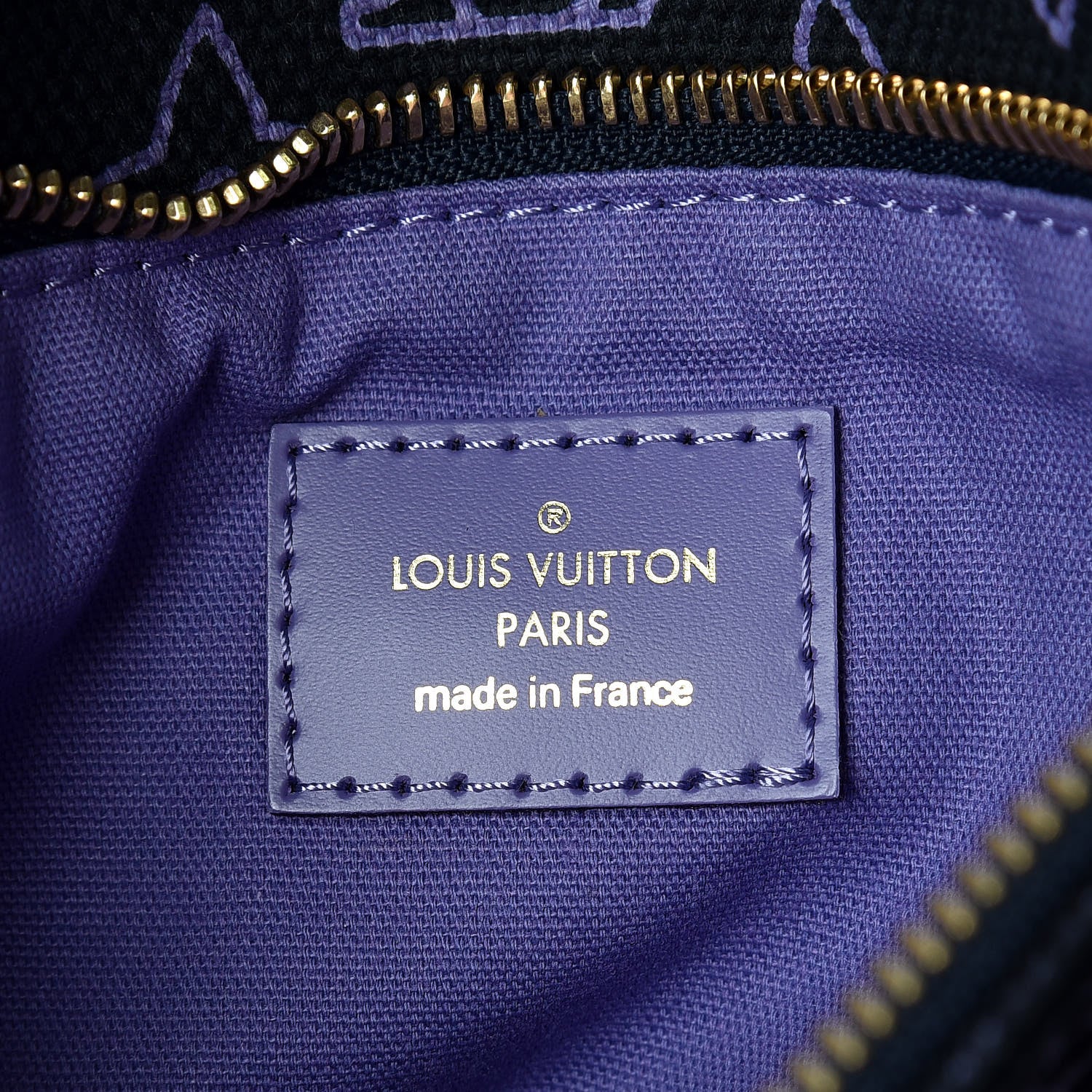 Louis Vuitton Cabas Ipanema GM Navy 9 of 13