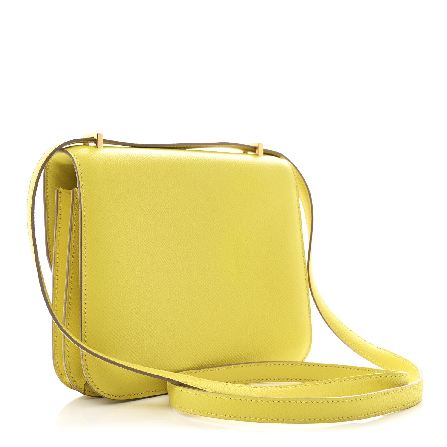 Hermes Epsom Constance 18 Lime 3 of 13