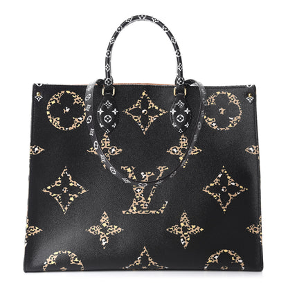Louis Vuitton Monogram Giant Jungle Onthego GM Black 1 of 10