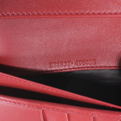 Gucci Guccissima Continental Wallet Red 6 of 6