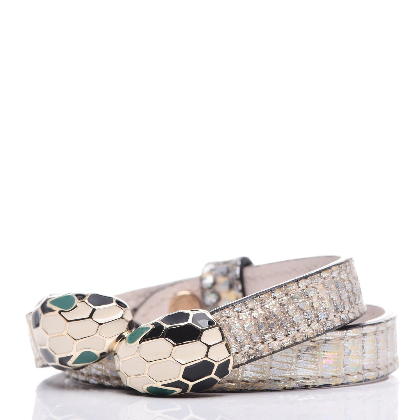 Lizard Serpenti Forever Multi Coiled Bracelet S