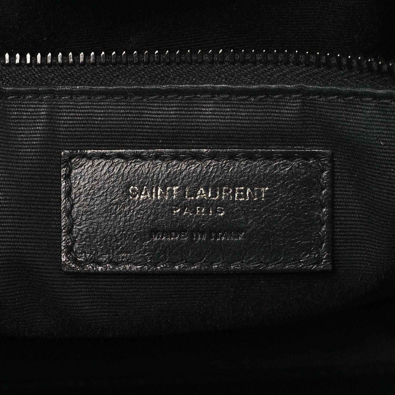 Saint Laurent Crinkled Calfskin Matelasse Monogram Medium Niki Chain Satchel Black 8 of 9