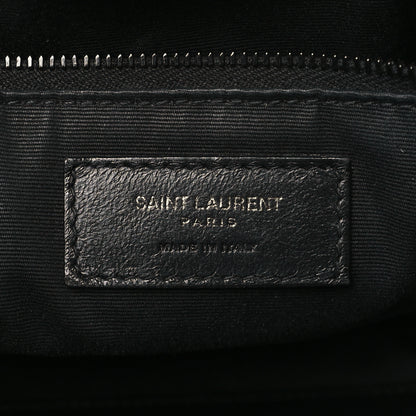 Saint Laurent Crinkled Calfskin Matelasse Monogram Medium Niki Chain Satchel Black 8 of 9