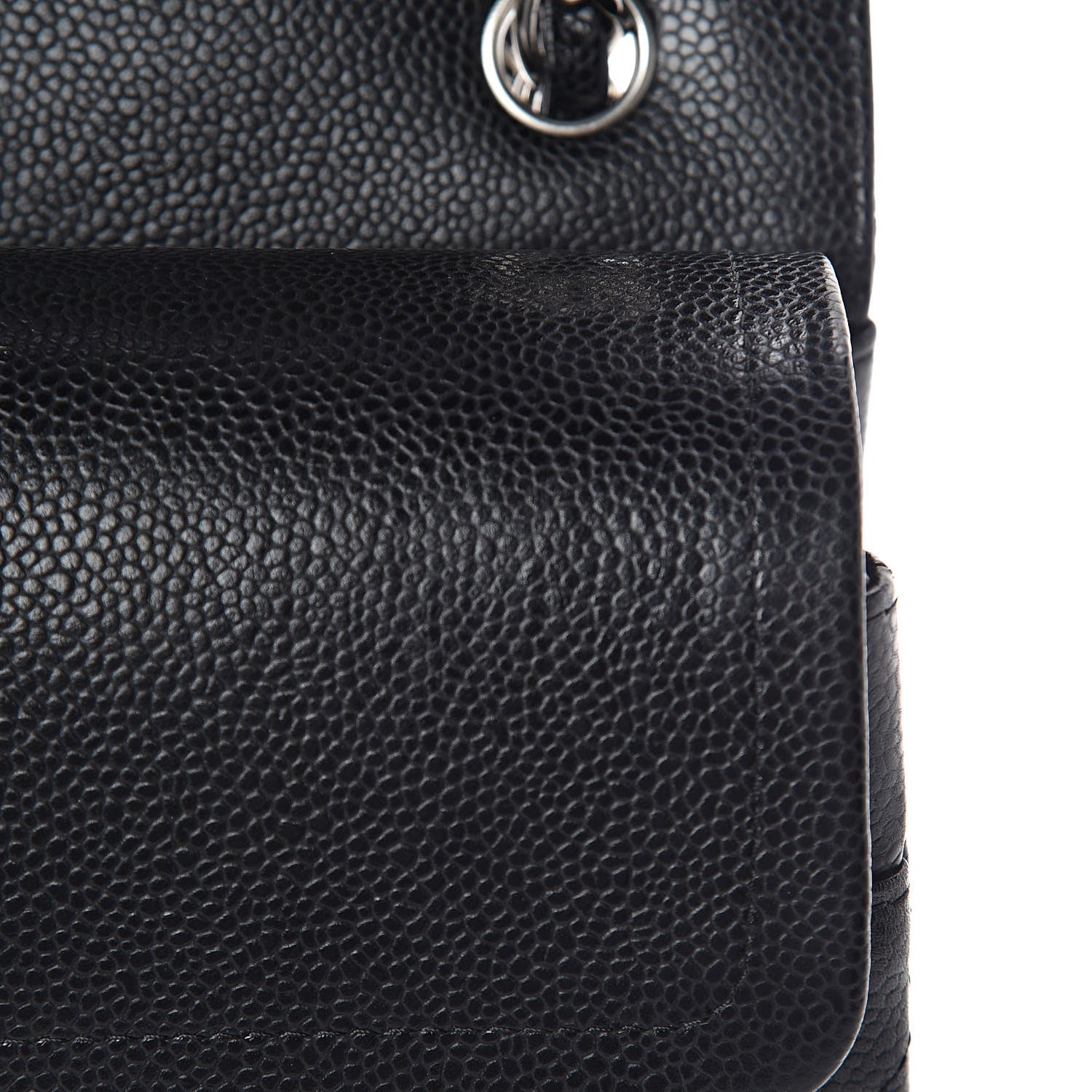 Chanel Caviar Quilted Jumbo Double Flap Black 15 of 15