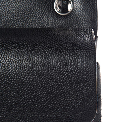 Chanel Caviar Quilted Jumbo Double Flap Black 15 of 15