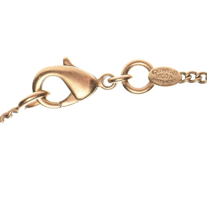 Chanel Crystal CC Medallion Pendant Necklace Gold 5 of 5