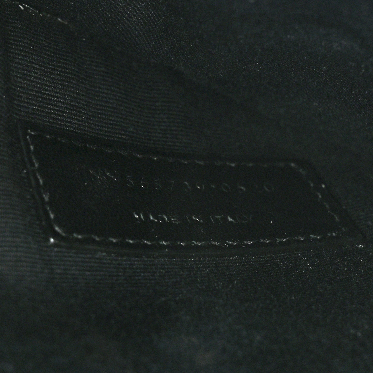 Calfskin Crocodile Embossed Uptown Monogram Clutch Porcellana