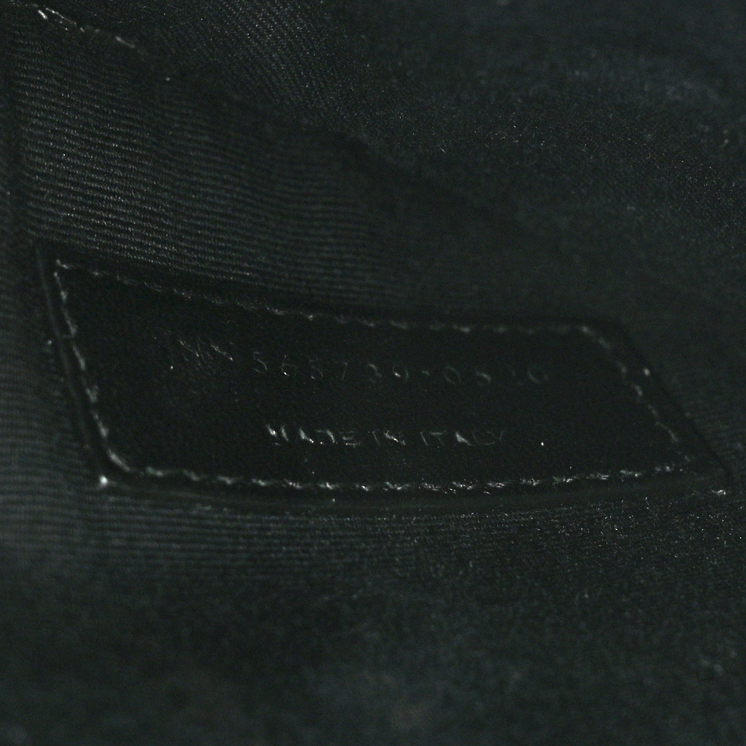 Saint Laurent Calfskin Crocodile Embossed Uptown Monogram Clutch Porcellana 7 of 14