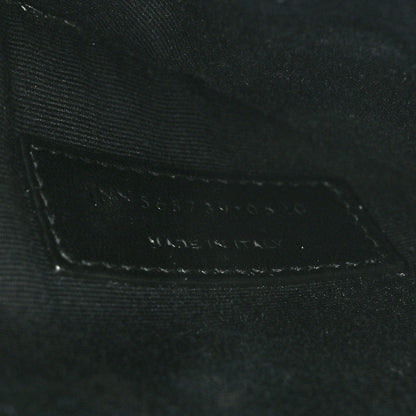 Saint Laurent Calfskin Crocodile Embossed Uptown Monogram Clutch Porcellana 7 of 14