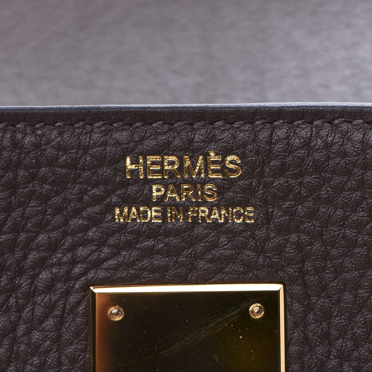 Hermes Togo Birkin 40 Chocolate 23 of 34